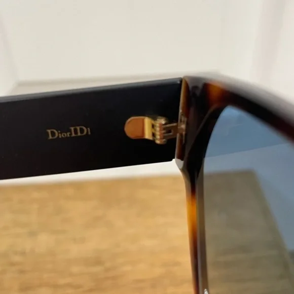 DIOR DIORID1 57-16 145 Dark Havana Tortoise Sunglasses - Picture 10 of 16